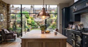 Heritage-style copper dome pendant light priced under £60.