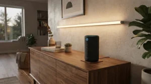 Smart LED strip lights responding to voice commands via a smart speaker